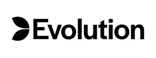 Logo de Evolution, proveedor de juegos de casino